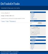 www.detodoentodo.es - La web foro en el que puedes hablar de todo lo que tu quieras