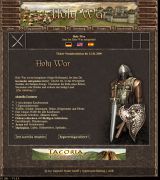 www.holy-war.net - Complejo juego de rol online al que podrás jugar totalmente gratis sumérgete en la apasionante era de la guerra santa elige el rol de un cruzado un 