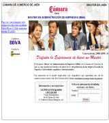 www.master-jaen.com - Máster en dirección y administración de empresas que organiza la cámara de comercio de jaén